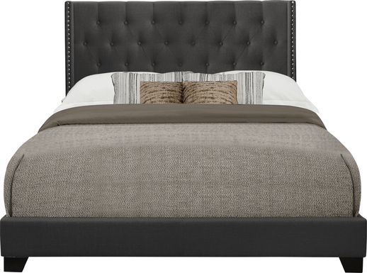 Galewood Dark Gray Queen Upholstered Bed