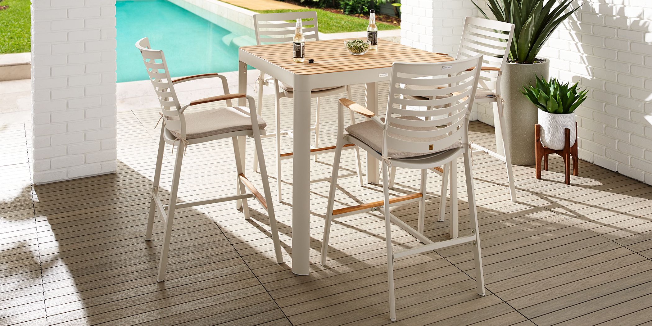 5 Piece Dining Room Kitchen Table, Tkc Fairmont 7 Piece Counter Height Outdoor Dining Table And Chairs