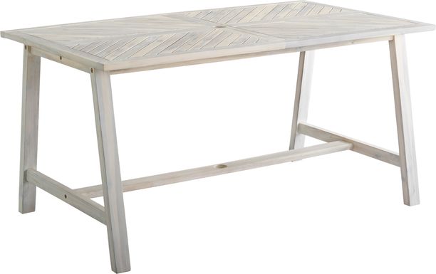 Gatwick White Outdoor Dining Table