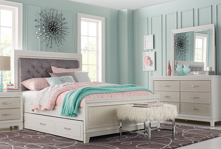 Girls Bedroom Furniture Sets For Kids, White Queen Bedroom Set Rooms To Go