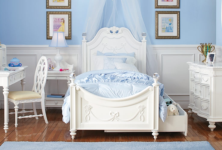 Girls Bedroom Furniture Sets For Kids, Twin Size Bed Frame For Toddler Girl