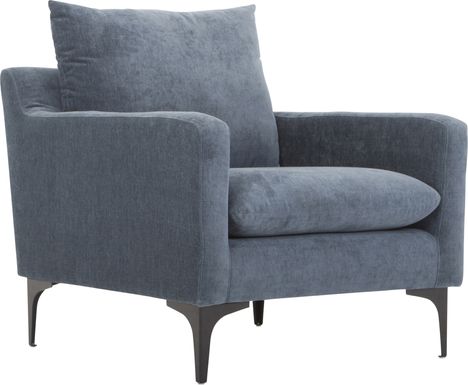 Glenroy Blue Accent Chair