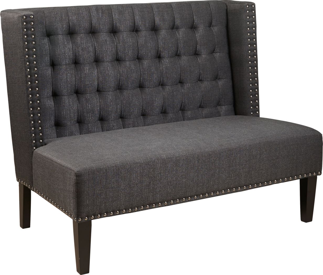 Gradstone Gray Settee Rooms To Go