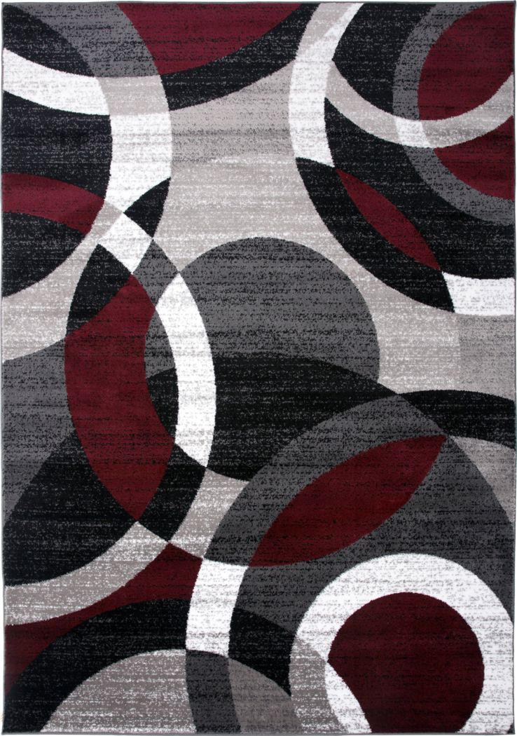 Red White Area Rugs, Red Black And White Rugs