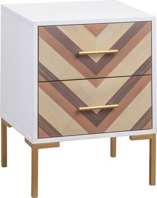Guismo White Accent Cabinet