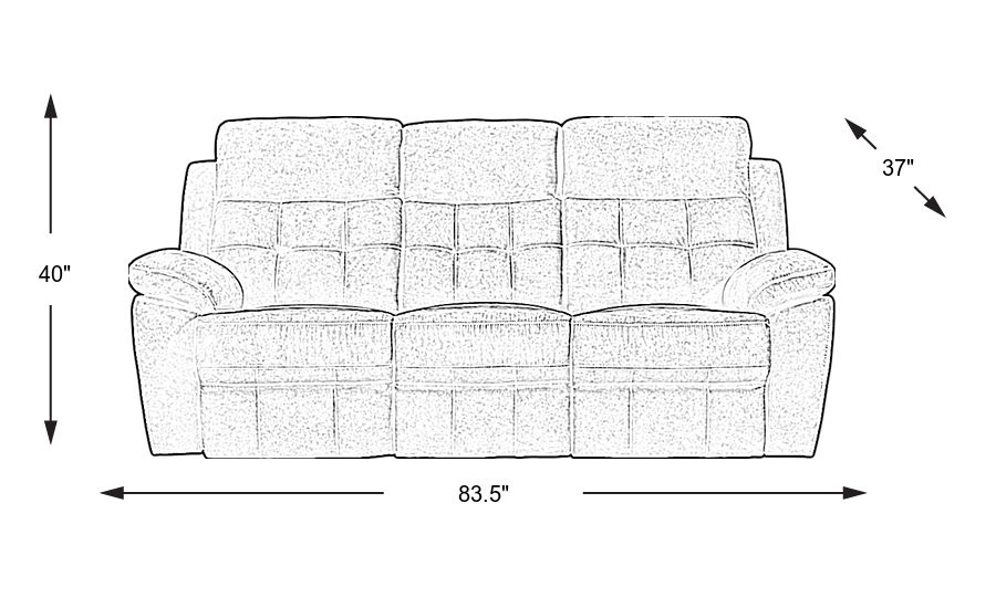 Hanton Heights Slate Reclining Sofa Rooms To Go