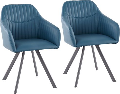 Hardwyck Teal Accent Chair, Set of 2