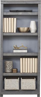 Havenwood Gray 5 Shelf Bookcase