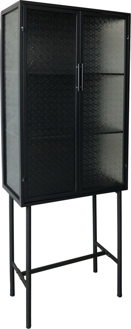 Black Accent Cabinets Chests, Tall Black Accent Cabinet With Doors