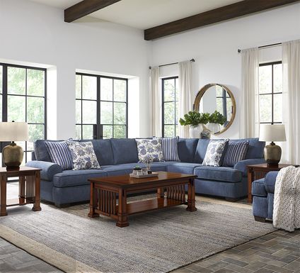 Blue Living Room Sets Navy Dark, Navy Blue Living Room Furniture