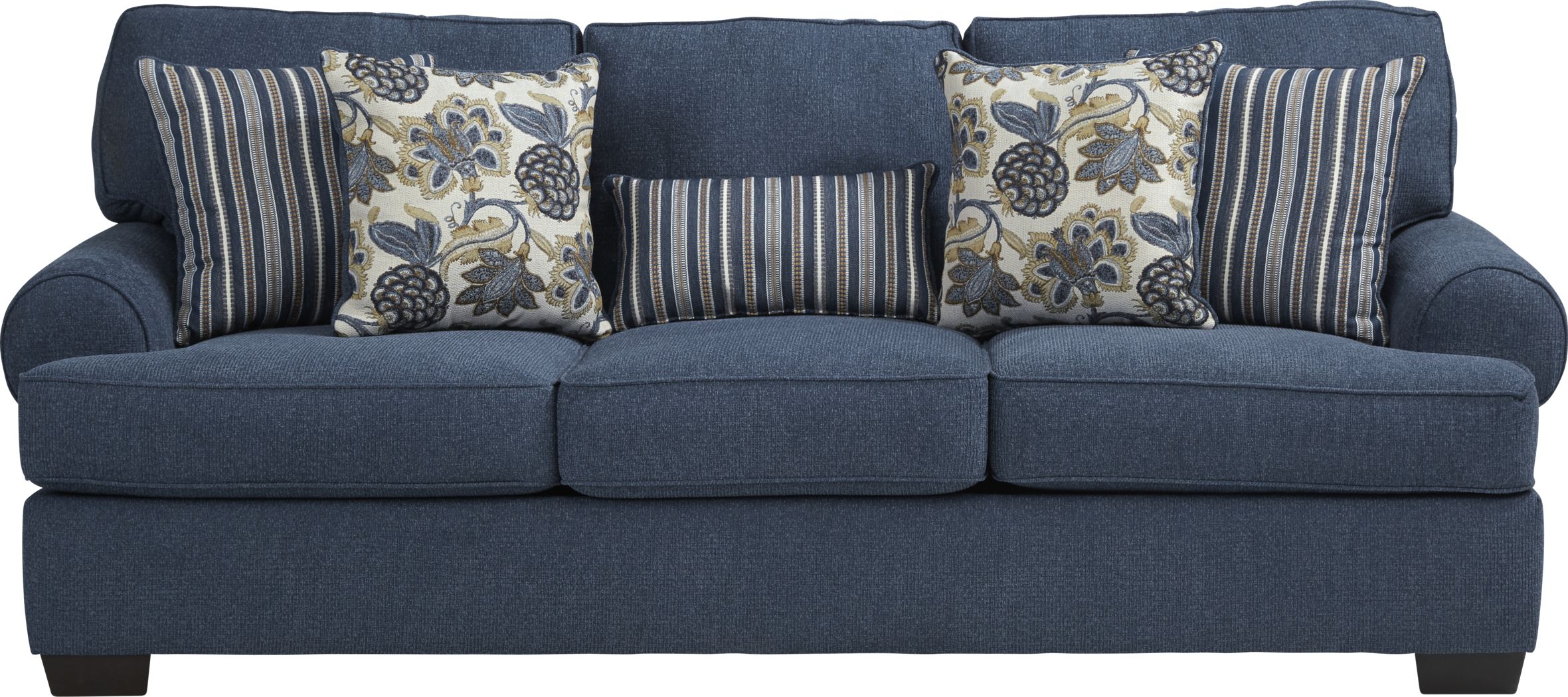 Highland Lakes Blue Sofa - Rooms To Go