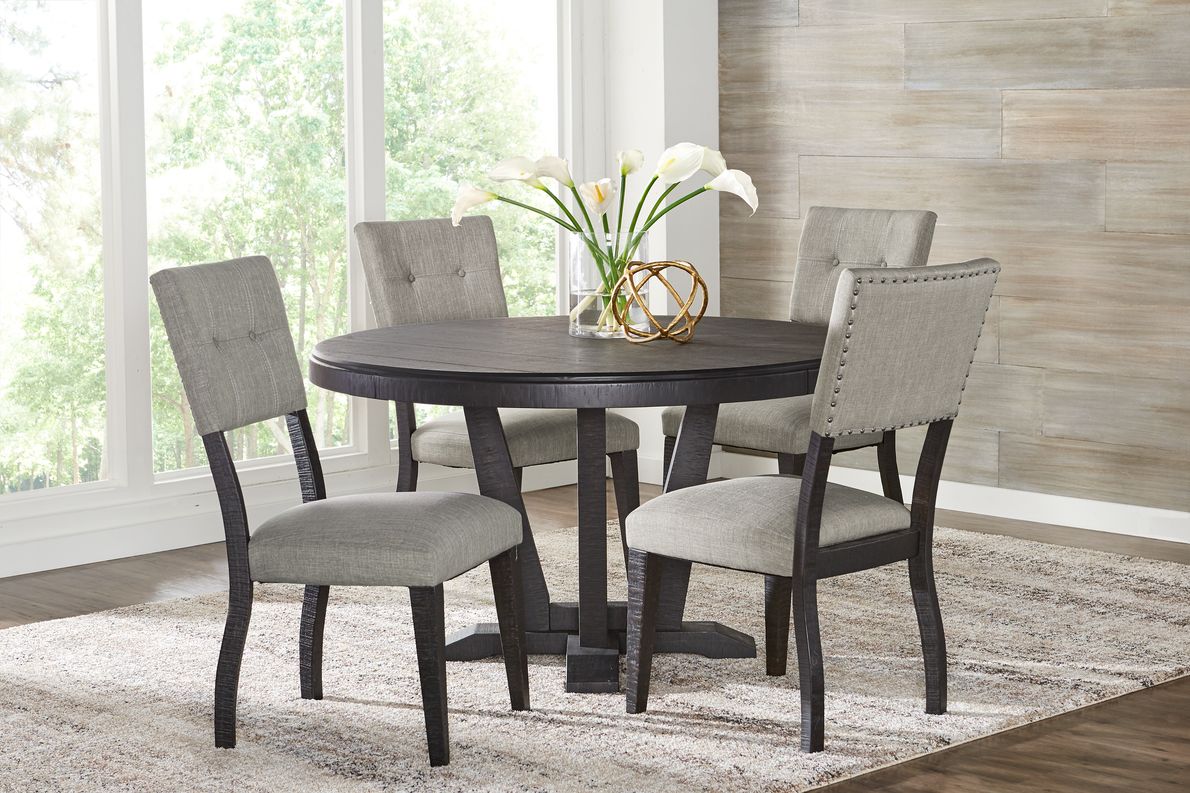 Vesper 54" Round Dining Table Chairs atelieryuwa.ciao.jp