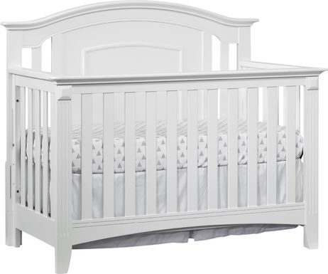 Hillford White Convertible Crib