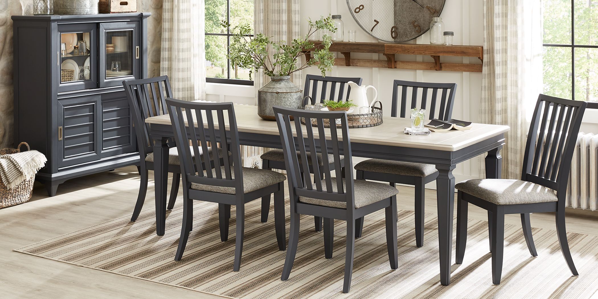 Hilton Head Graphite 5 Pc Dining Room Rooms To Go