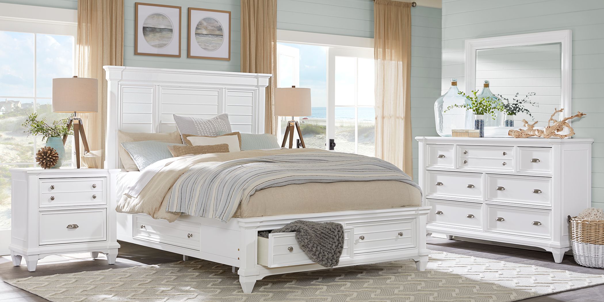 White King Size Bedroom Sets, White Bedroom Furniture King Size Bed