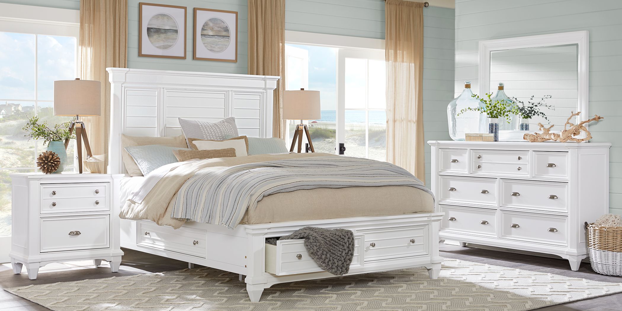 White Bedroom Furniture Set King