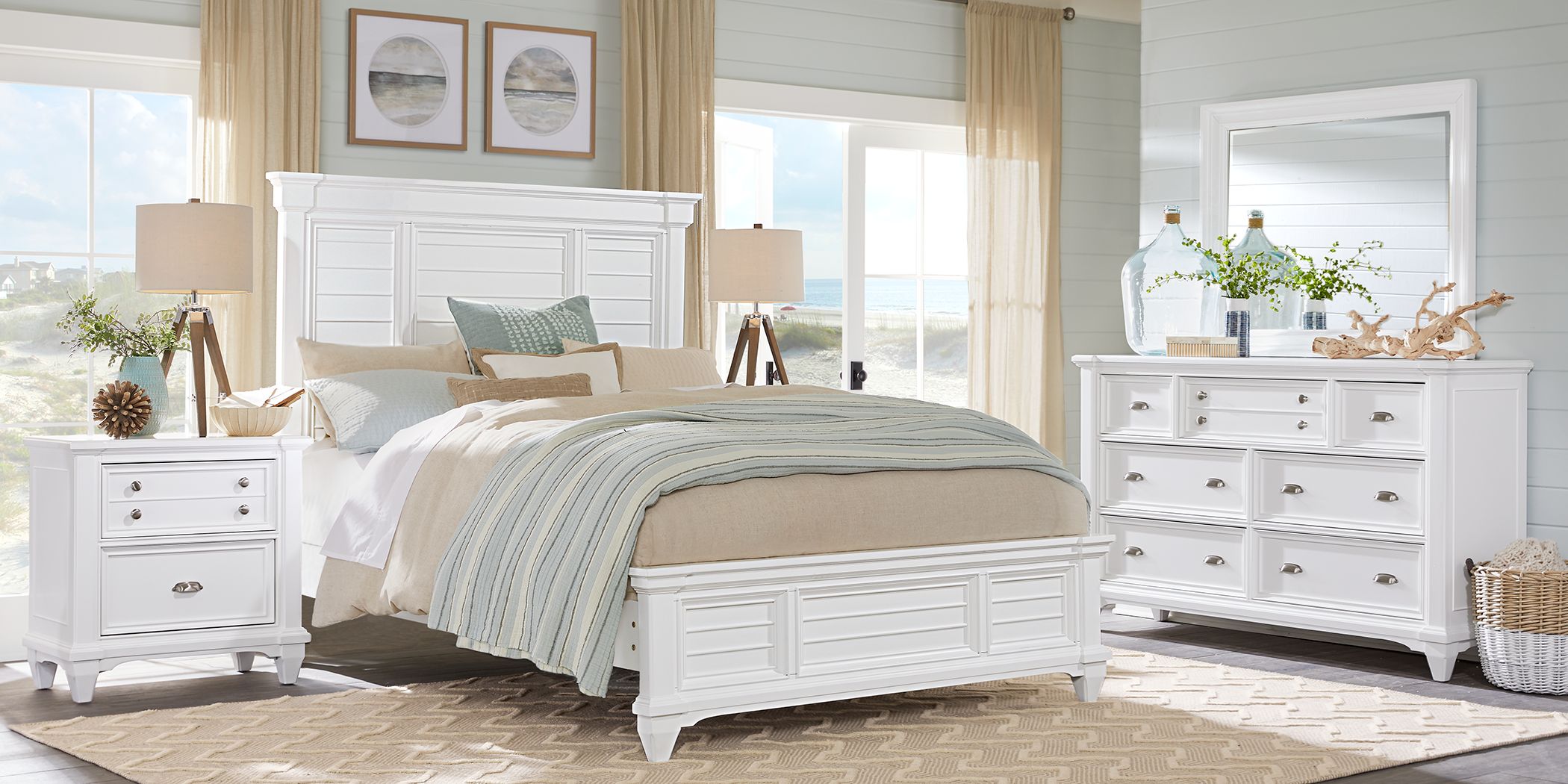 White Queen Bedroom Sets