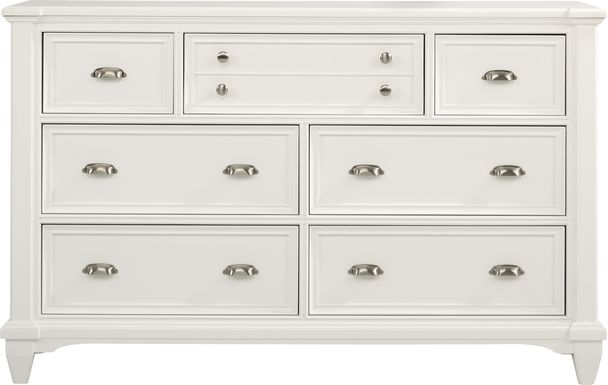 White Dresser 6 8 9 Drawer Double Dressers, Belcourt Dresser Rooms To Go
