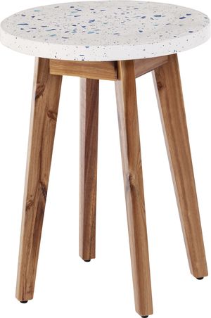 Natural Furinno FG18556 Tioman Hardwood Patio Furniture Outdoor Folding Table Small 