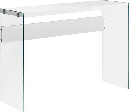 Housely White Console Table