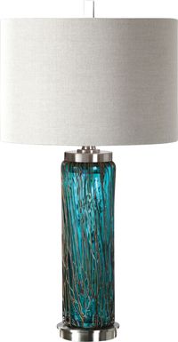 Hurley Point Blue Lamp