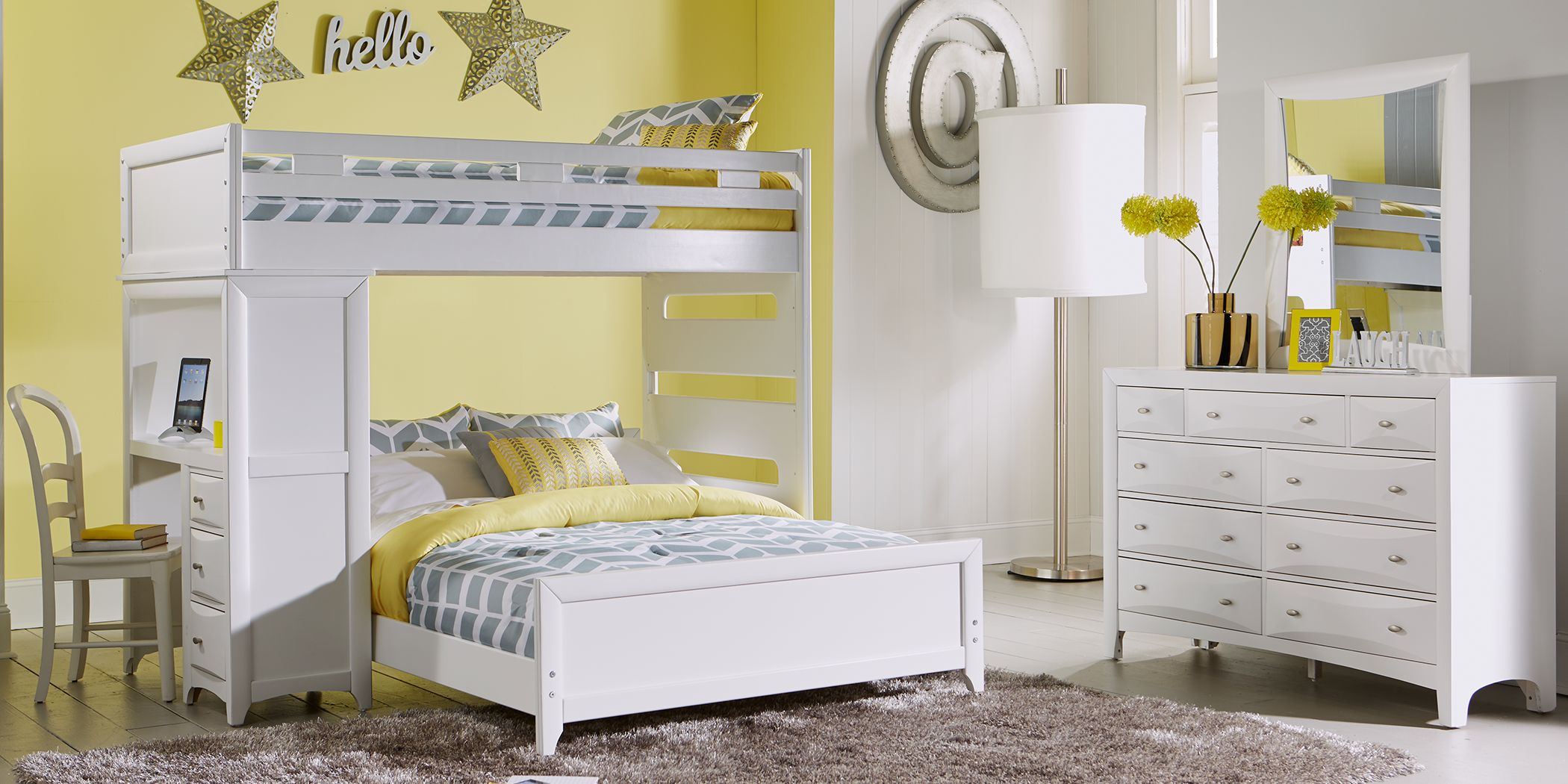 cabin bed with desk for teenager