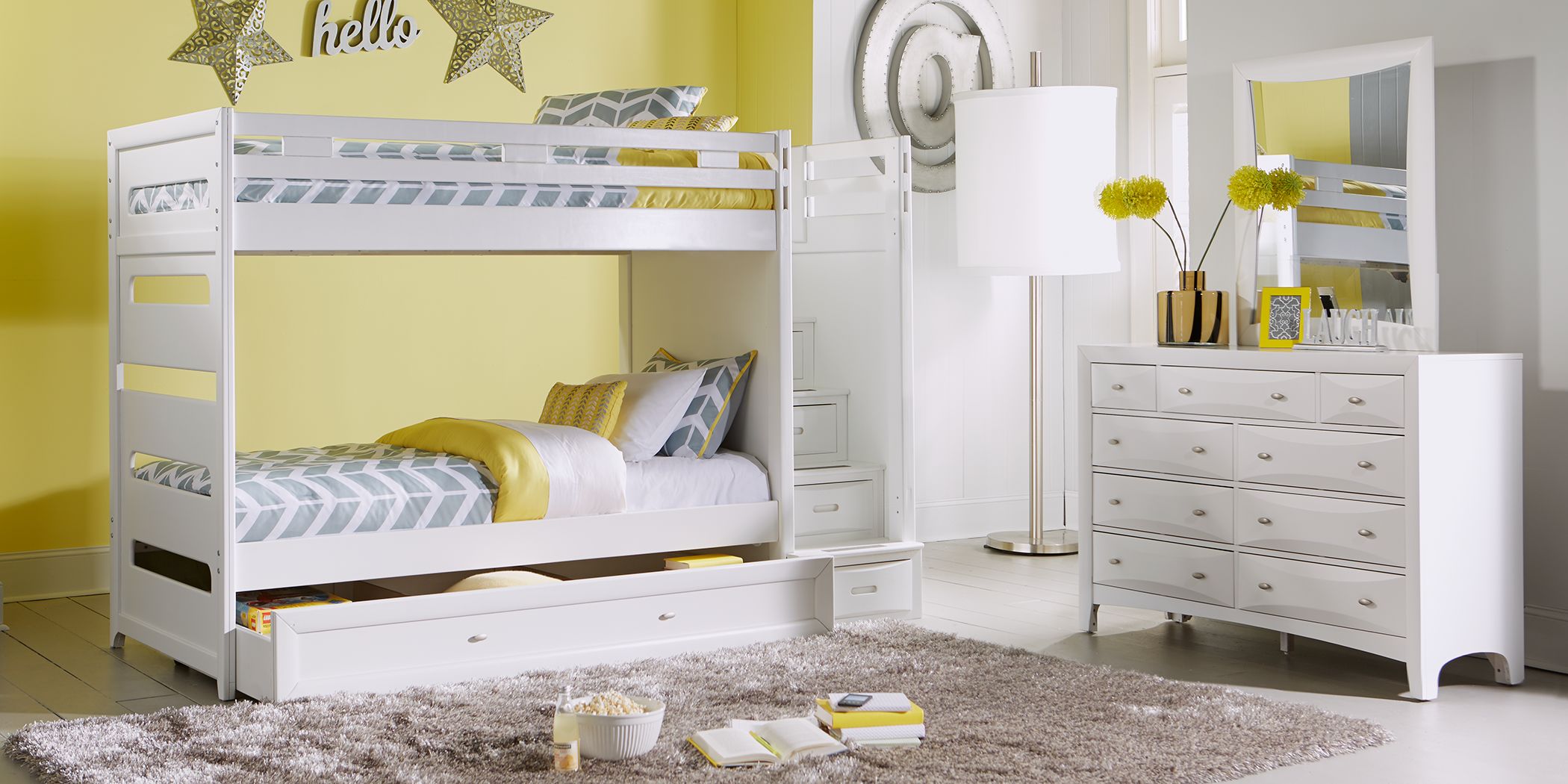 girls bunk bed room
