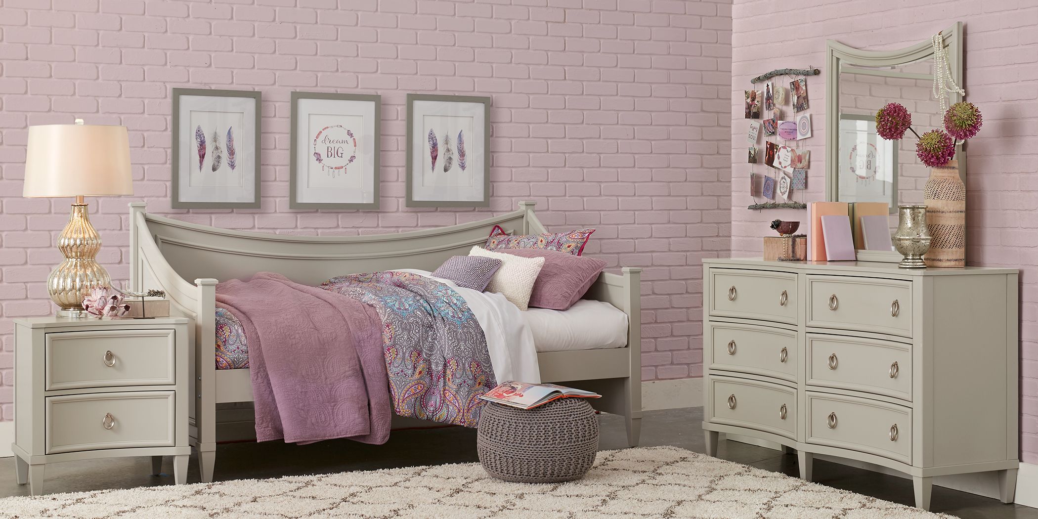 girls daybed bedding