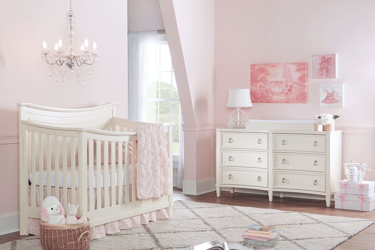 Jaclyn Place Ivory Light Wood,White Crib Rooms To Go