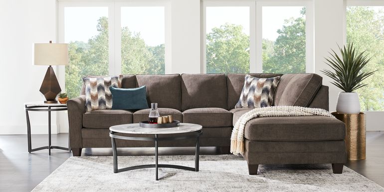 Jenisse Brown 2 Pc Sectional
