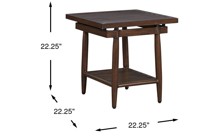 Bronze Outdoor Side Table Rooms To Go