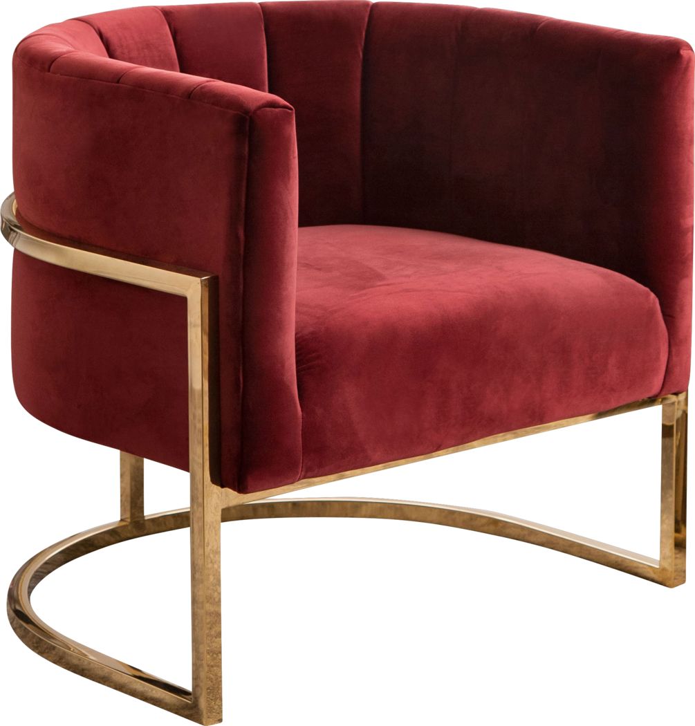 Josline Burgundy Accent Chair - Rooms To Go