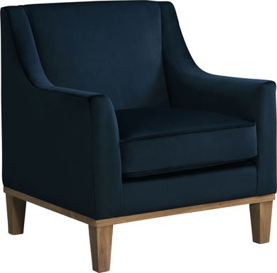 Kaali Dark Blue Accent Chair