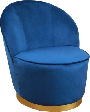 Karleen Blue Accent Chair