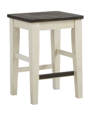 White Counter Height Stool