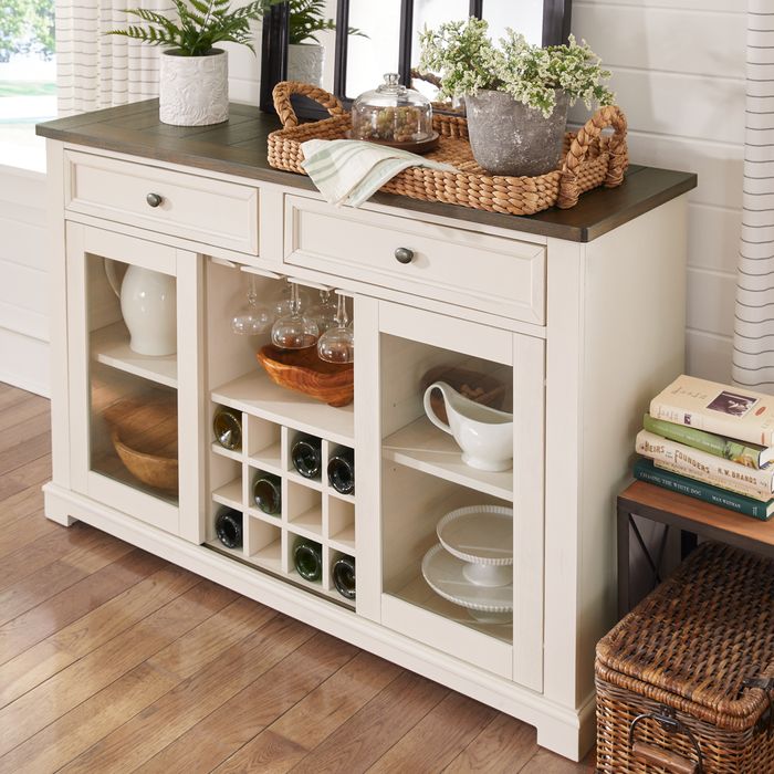 Dining room deals side cabinet