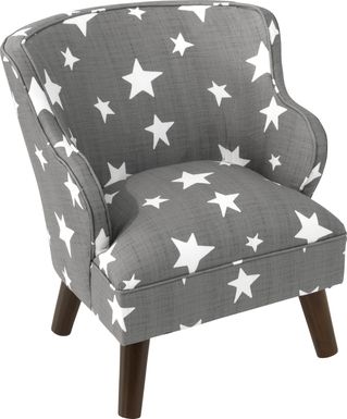 Adley Gray Toddler Accent Chair