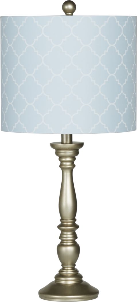 blue kids lamp