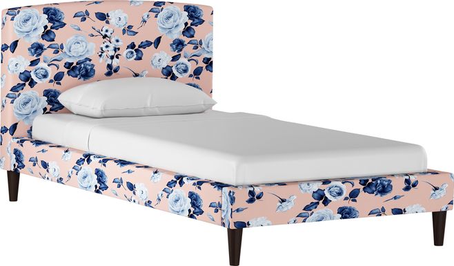 Kids Amery Blue Full Upholstered Bed