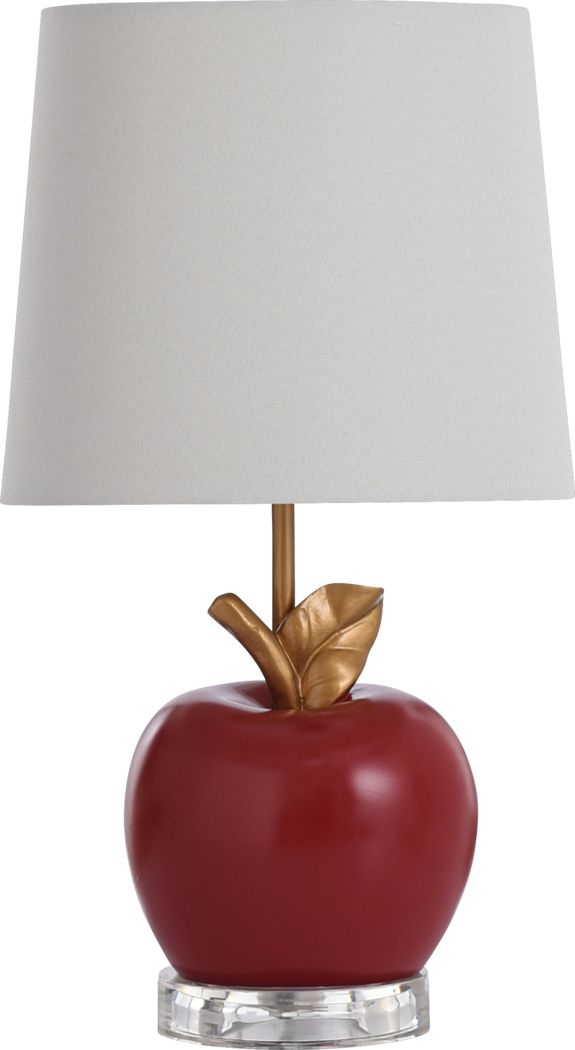 red bedside table lamps