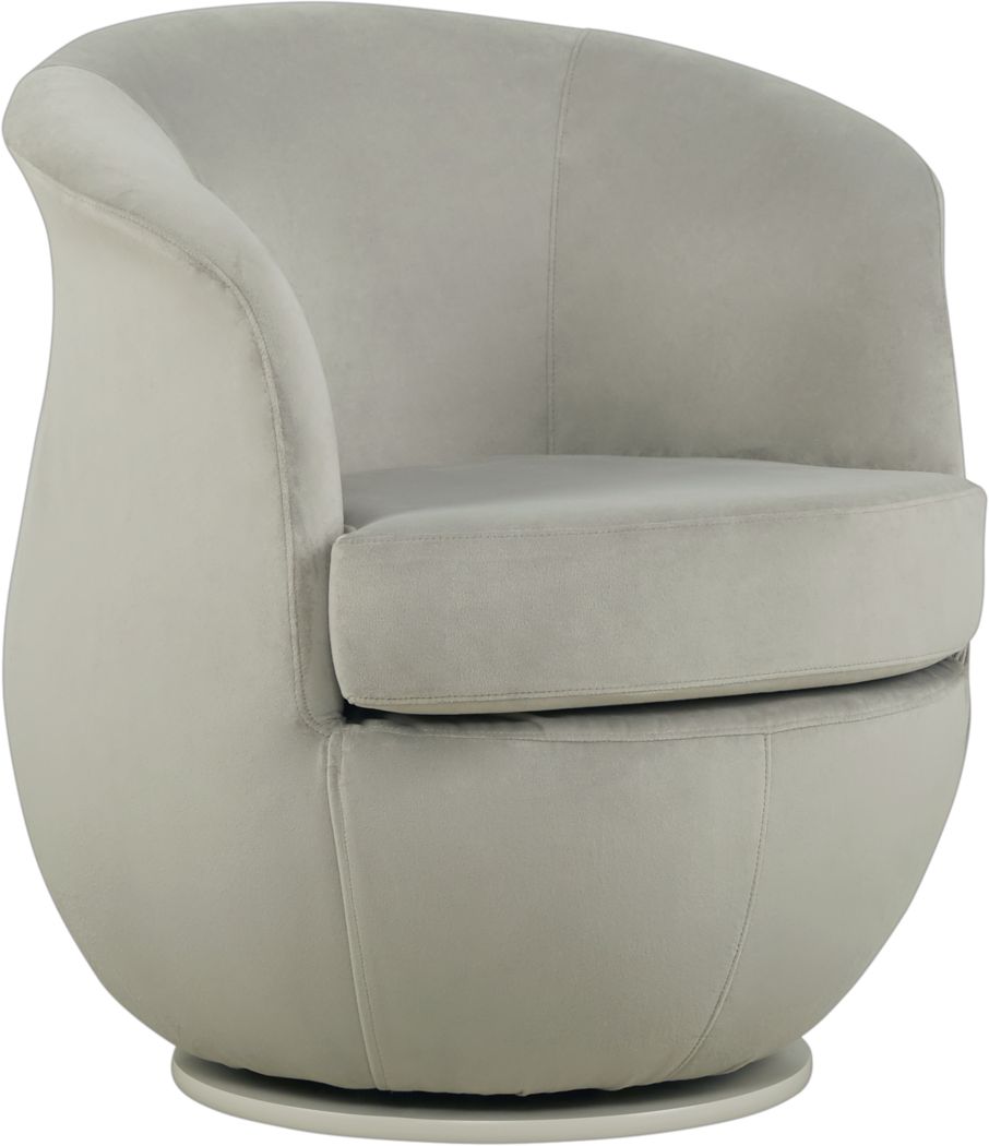 Kids Bella Rose Dove Swivel Chair - Rooms To Go