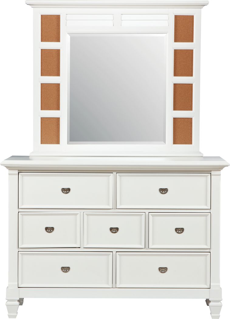 Kids Belmar White Dresser & Mirror Set Rooms To Go