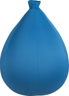 Kids Birthday Balloon Blue Bean Bag Chair