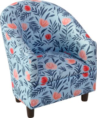 Bodoni Sky Toddler Accent Chair