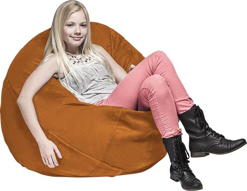 Kids Calix Orange Bean Bag Chair