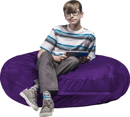 Kids Calix Purple Bean Bag Chair