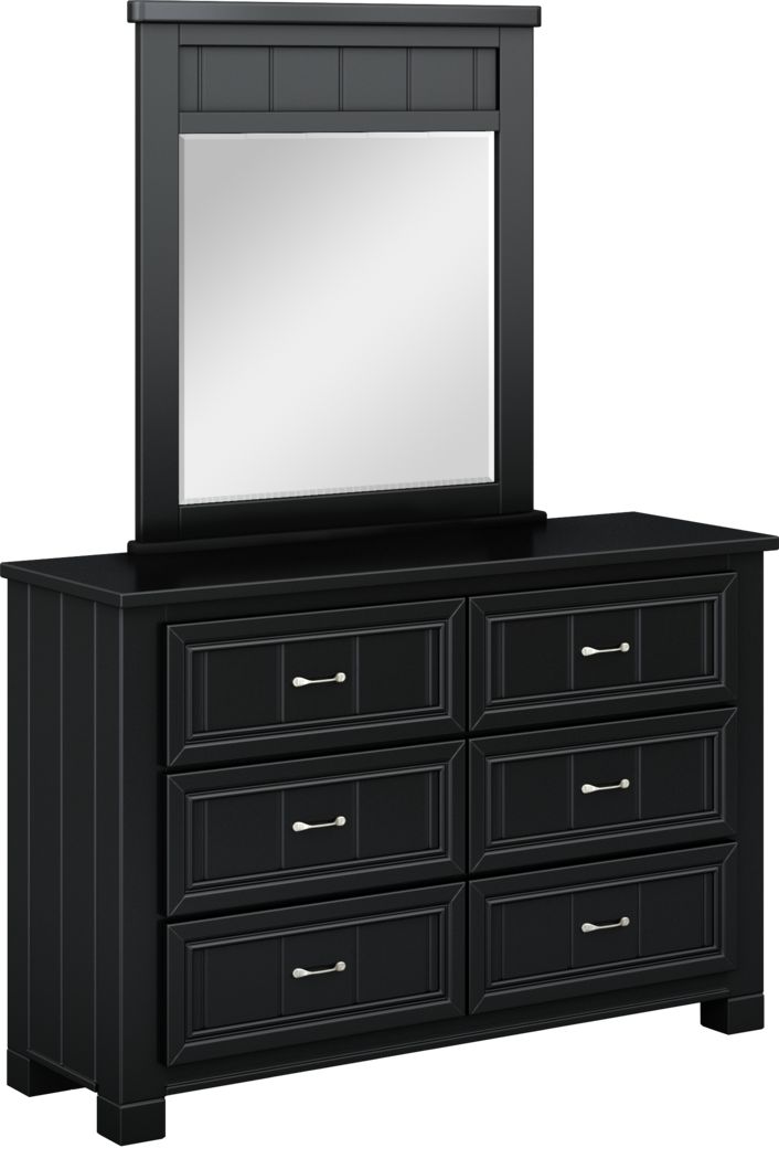 Bedroom Dresser Mirror Sets, Black Dresser With Mirror And Chest Set