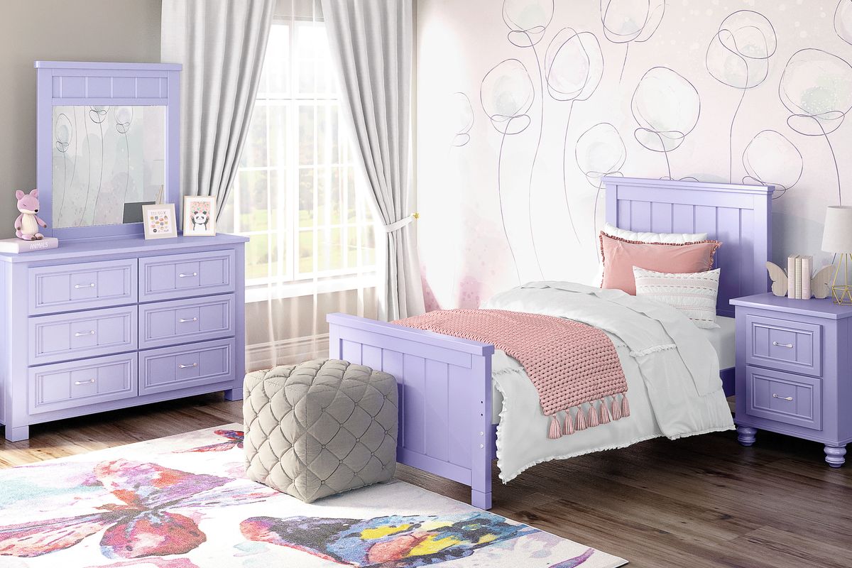 Tall Lavender Purple Dresser – Post Furnishings