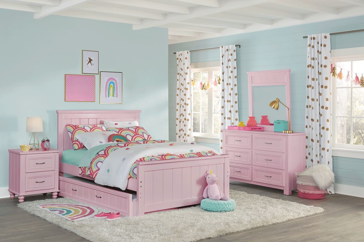 Pink dresser on sale for girls