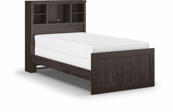 Kids Creekside Charcoal 3 Pc Twin Bookcase Bed